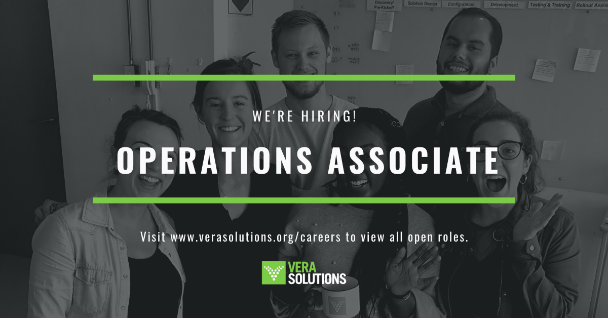 Operations Associate | Vera Solutions