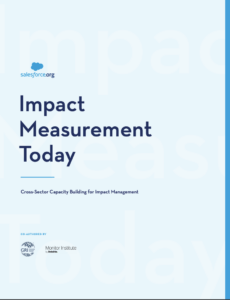 IMM and MEL: Can one tool meet impact measurement needs across sectors?