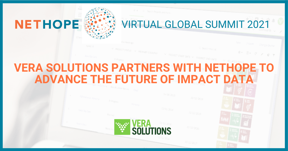 Vera Solutions Partners with NetHope to Advance the Future of Impact Data