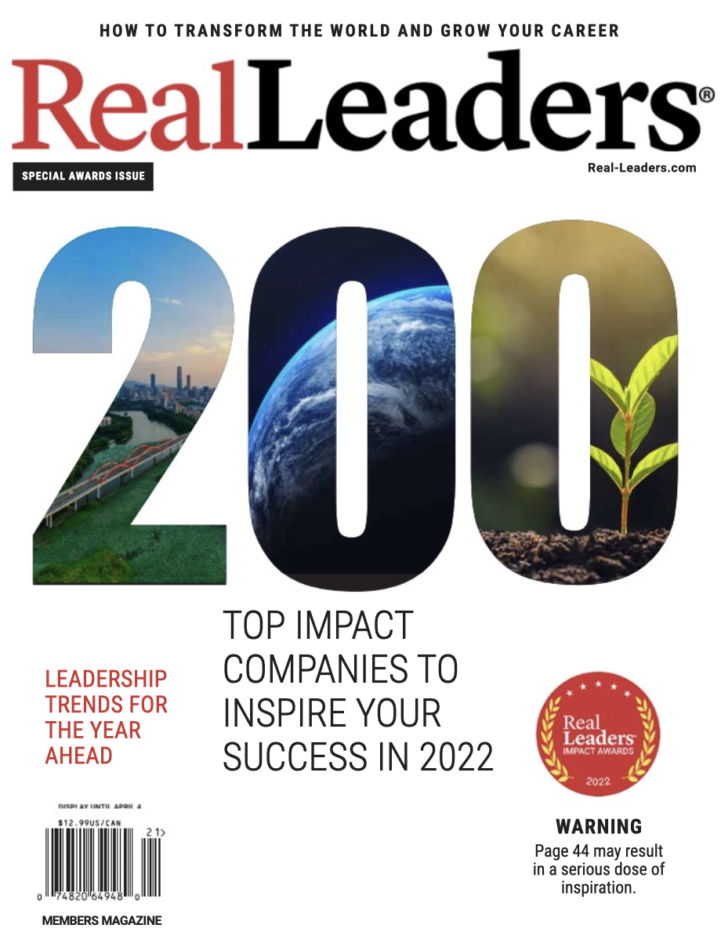 Vera Solutions Recognized as a Real Leaders 2022 Top Impact Company